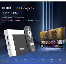 Андроїд приставка MECOOL KM7 PLUS 2/16GB AMLOGIC S905Y4 GOOGLE TV 11 Гарантія 6м