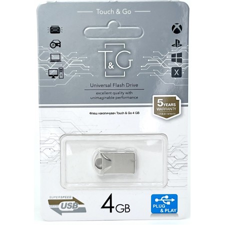 USB флеш T&G 106 Metal series 4GB