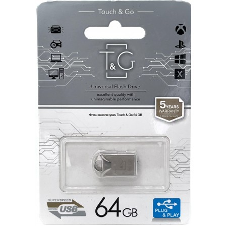 USB флеш T&G 106 Metal series 64GB
