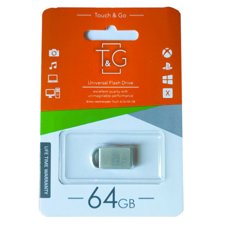 USB флеш T&G 107 Metal series 64GB