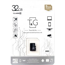micro SDHC карта памяти T&G 32GB class 10 (без адаптера)