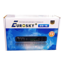 Т2 ресивер тюнер Es-16 ТМ Eurosky + IPTV + YouTube