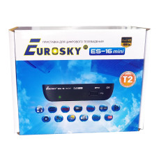 Т2 ресивер тюнер Es-16mini ТМ Eurosky  +IPTV+YouTube