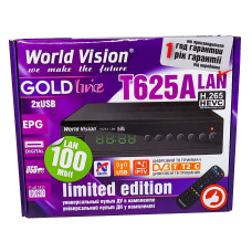 Т2 ресивер  World Vision T625A LAN +IPTV