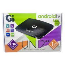 AndroidTV+Т2 тюнер UNI++ 2\16 TM. Gi