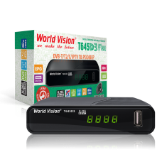 Т2 ресивер  World Vision T645D3 FM 