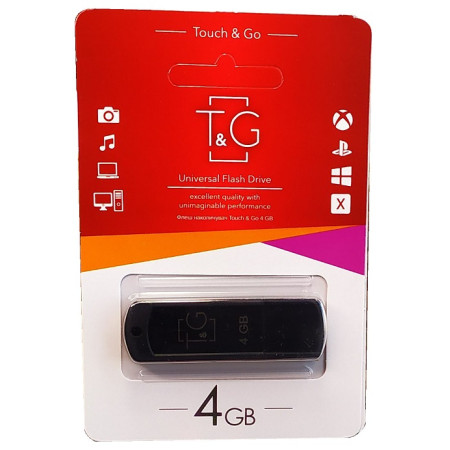 USB флеш T&G 011 Classic series 4GB Black