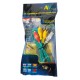 Шнур тюльпан  3RCA-3RCA 1.2м кольоровий в пакеті