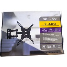 Кронштейн для телевизора  X-400  32-55 диаг. До 22 кг. Угол наклона +-15°