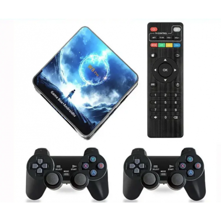 AndroidTV+Game Box W8 PRO 30000 игр 2,4/5 ГГц Android 14 8\128Gb Гарантия 6м