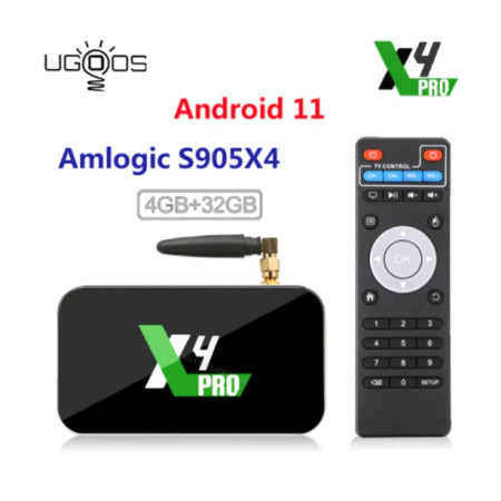 Андроид приставка UGOOS X4 PRO 4GB/32GB (S905X4) ANDROID 11.0