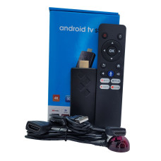 Смарт Q2 приставка 2/16 ГБ, Allwinner H313, Android TV 10 голосовой поиск. Гарантия 6м.