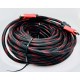 Кабель HDMI-HDMI с ферритовыми фильтрами красно-черный 20 м