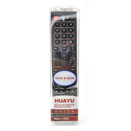 Пульт универсальный для телевизоров HUAYU RM-L1098+8 +инструкция