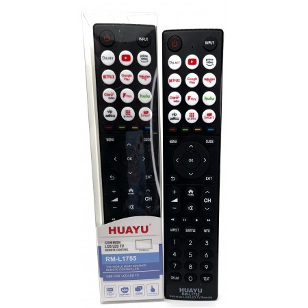 Универсальный пульт телевизора RM-L1755 ТМ. Huayu