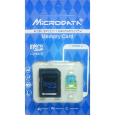 micro SDHC карта памяти MICRODATA 32GB class 10 (с адаптером)