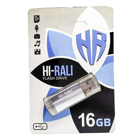 Флеш Hi-Rali 16GB Corsair series Silver