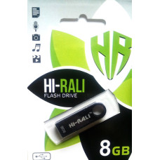 Флеш. Метал Hi-Rali 8GB Shuttle series Black
