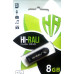 Флеш. Метал  Hi-Rali 8GB Shuttle series Black