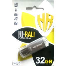 Флеш  Hi-Rali 32GB Rocket series Silver 