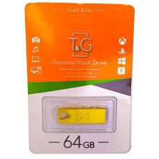USB флеш T&G 117 золото Metal series 64 GB