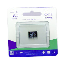 micro SDHC карта пам'яті T&G 8GB class 10 (без адаптера)
