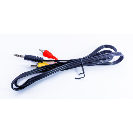 Кабель 3RCA-jack 3.5mm  1. m. Длинный джек.